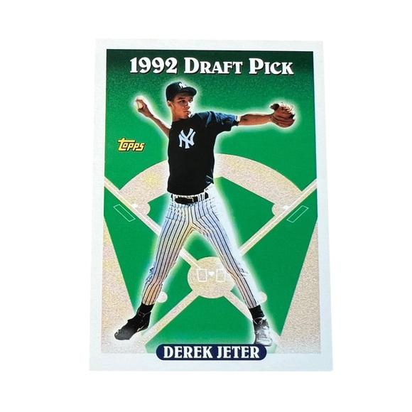 1992 Rookie Draft Pick Derek Jeter #98 Major League Baseball Card Yankees - Picture 1 of 10